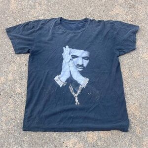 Drake Men's Black Graphic T-Shirt 2015